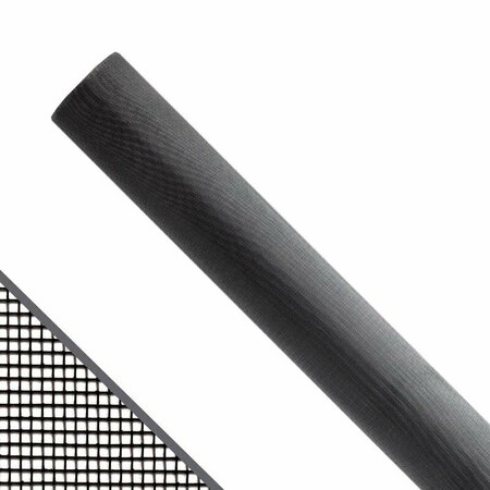 SAINT-GOBAIN ADFORS 24 in. W X 100 ft. L Black Aluminum Insect Screen Cloth FCS9153-M